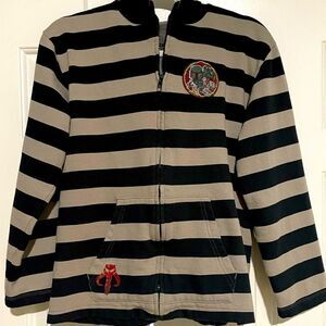 Disney parks exclusive‎ boys Mandalorian baby yoda hoodie, size XL